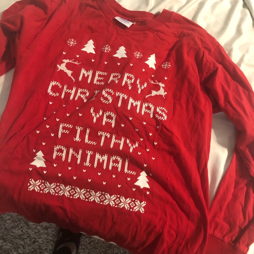 Christmas shirt -Ya Filthy Animal